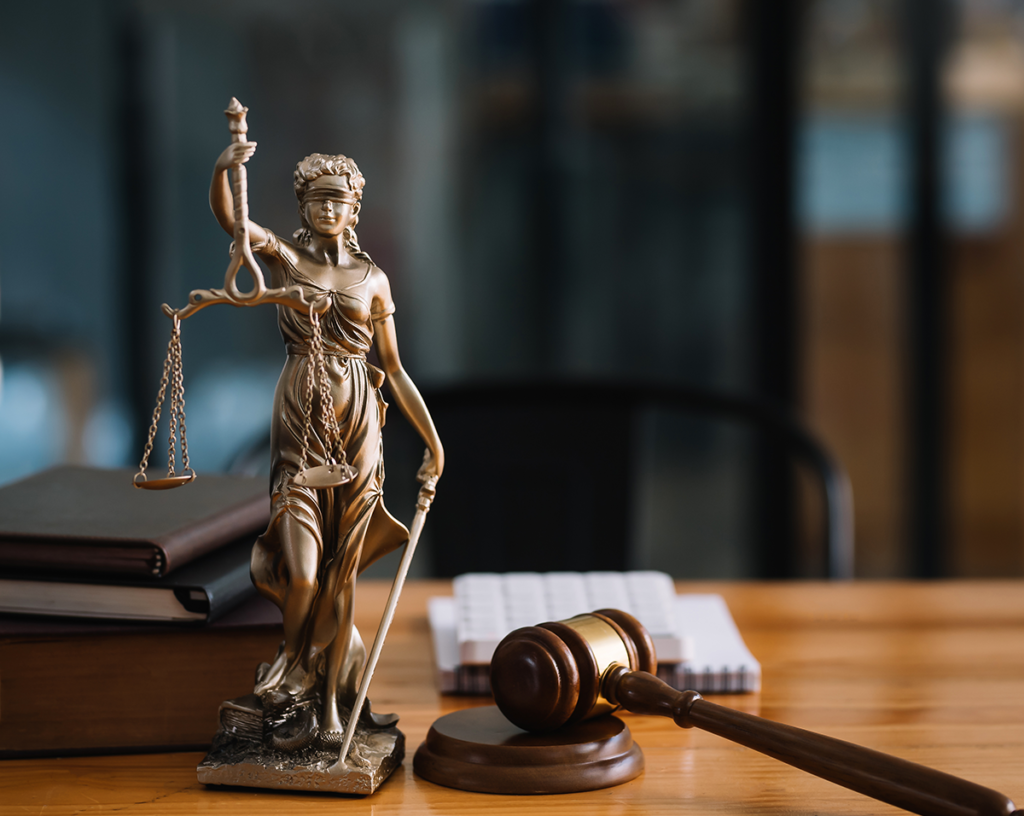 For Attorneys. statue holding law scales